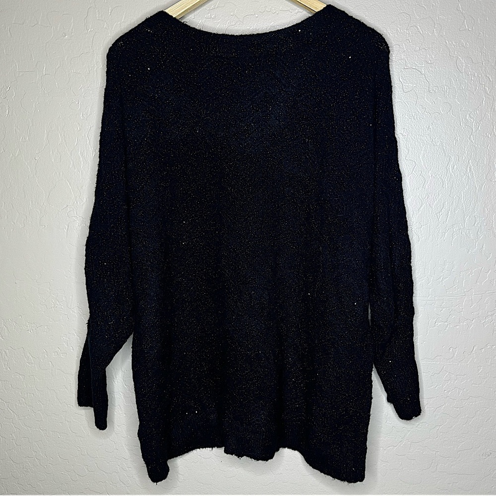 Margeaux & Ellie Black Sparkle Sweater